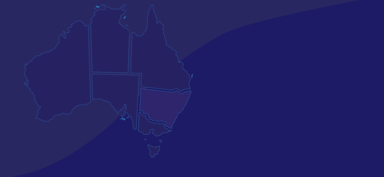Map showing availability of TPD Claim Help in Sydney and New South Wales
