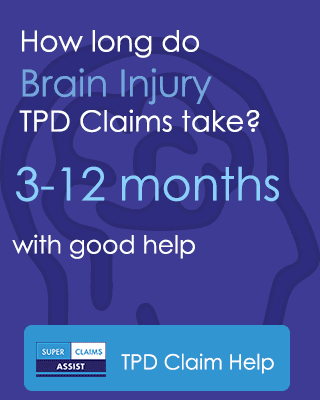 How long do brain injury TPD claims take? 3-12 months with good help