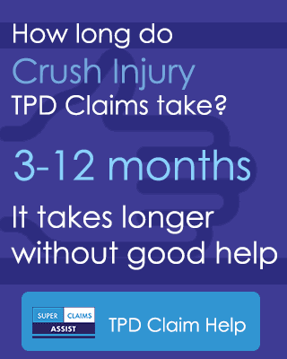 How long do crush injury TPD claims take? 3-12 months