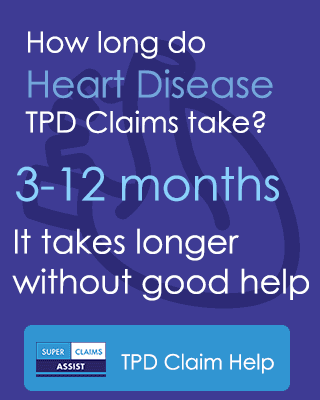 How long do chronic heart disease TPD claims take? 3-12 months